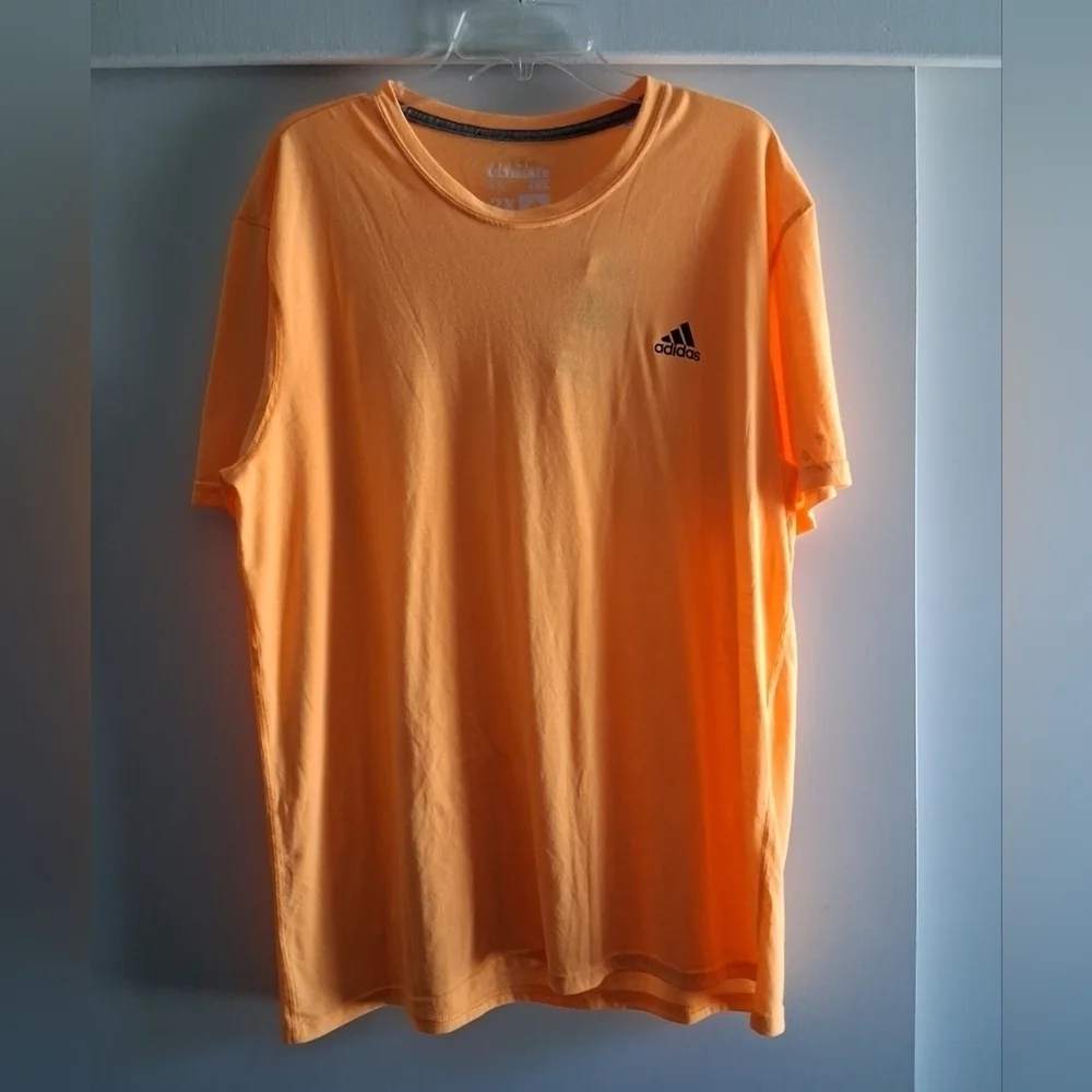 Adidas Ultimate Tee Yellow Crewneck New 2XL
